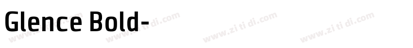Glence Bold字体转换